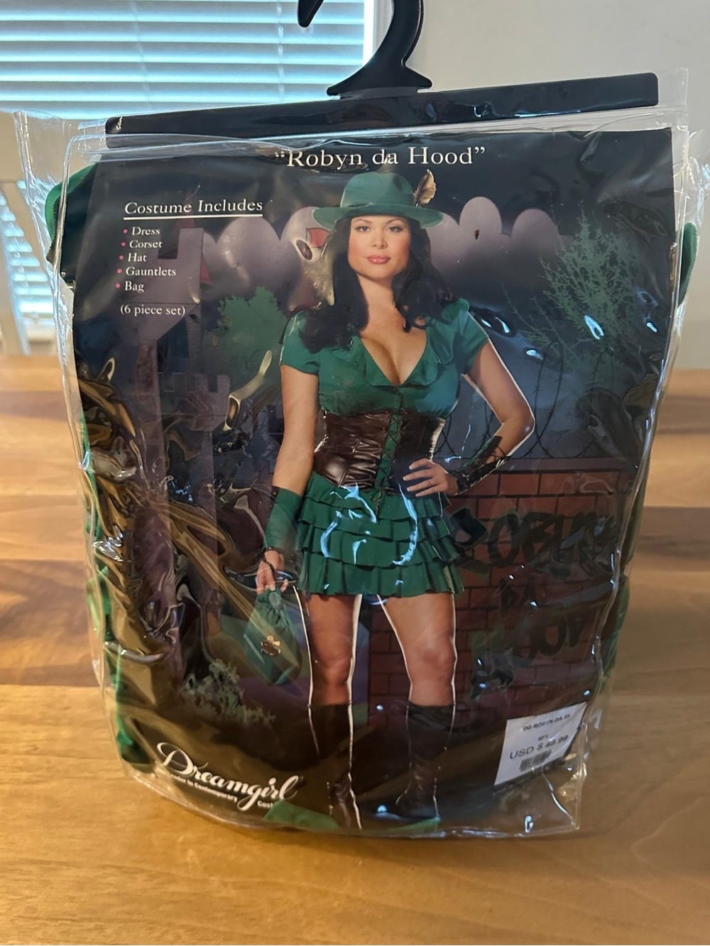 Dreamgirl Green and Brown Robyn da Hood Women's Costume